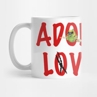 Adopt Love! - Ms. Polly, the Yellow-Naped Amazon! Mug